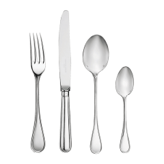 christofle flatware set for 12 people (48 pieces) albi  silver plated 2