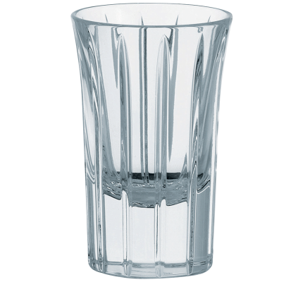 christofle crystal vodka glasses - set of 4 1