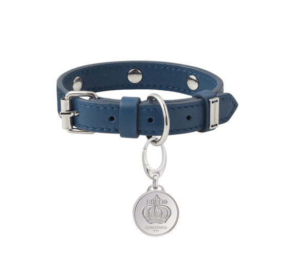 christofle calf leather collar - size 1 3