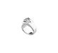 christofle sterling-silver bangle ring rhodium-plated 1