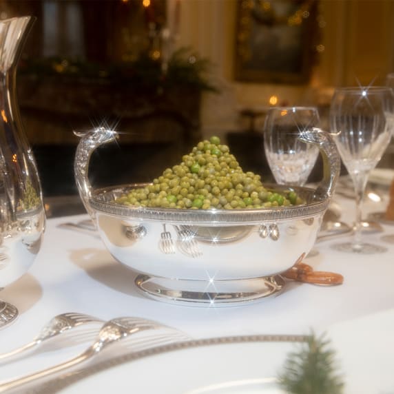 christofle centerpiece malmaison  silver plated 3