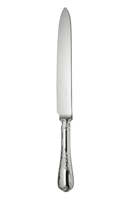 christofle standard dinner knife marly  silver plated 1