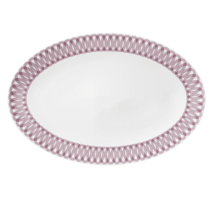 christofle large oval porcelain platter  1