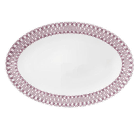 christofle porcelain oval platter - big size 1