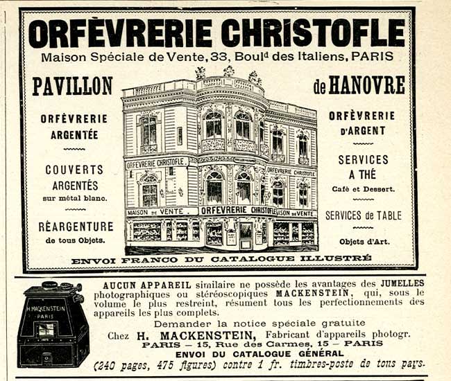 Publicité, 1898