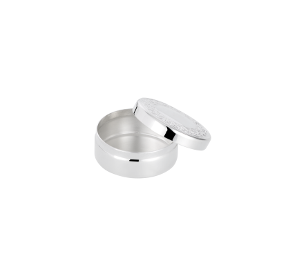 christofle silver-plated round with frieze trinket box 2