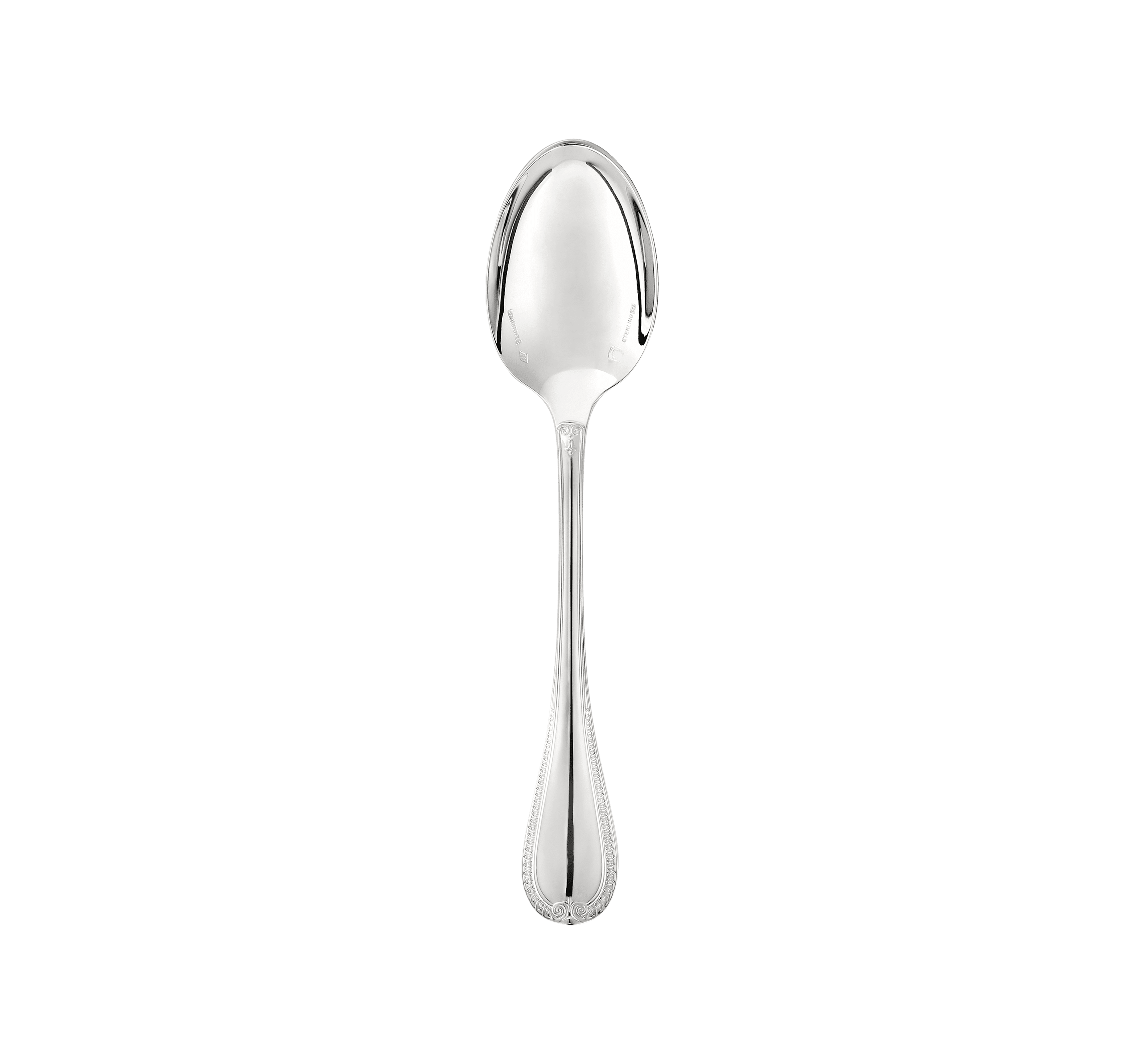 christofle cuillière à café en argent massif 1