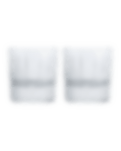 christofle Lot de 2 verres à whisky old-fashioned en cristal