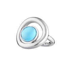 christofle sterling silver ring with turquoise 0