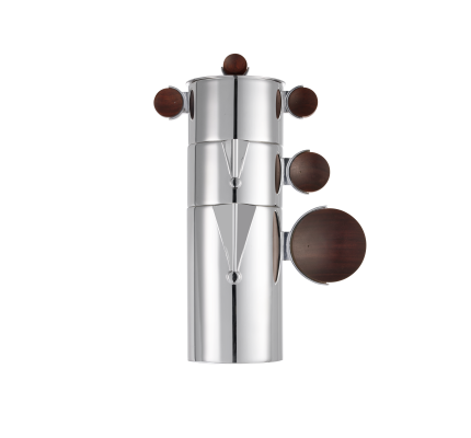 Cafetière Gigogne en métal argenté