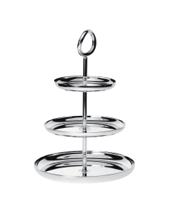 美品】クリストフル/シルバー アルビ ペイストリースタンド 2段 美品】クリストフル/シルバー アルビ ペイストリースタンド 2段