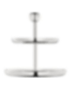 2-tier pastry stand  Jardin d'Eden  Silver plated