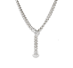 christofle sterling-silver necklace rhodium-plated 2