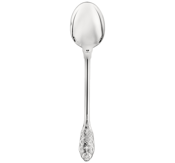 christofle serving spoon royal cisele  sterling silver 1