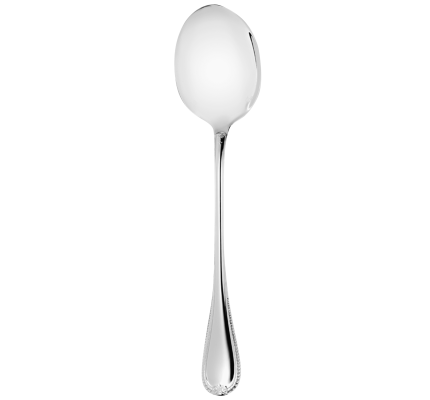 christofle salad serving spoon malmaison  silver plated 1