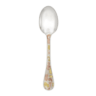 christofle Table spoon Jardin d'Eden Silver plated 2 Golds 00054002000701