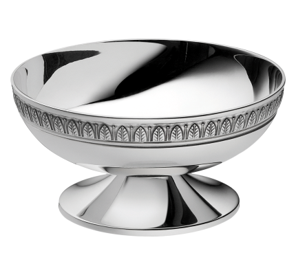Low bowl on stand 14,5cm Malmaison  Silver plated