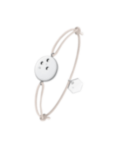 Star cord bracelet Beebee de Christofle Sterling silver