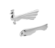 christofle Silver-plated Set of 2 Knife Rests Peacock and Dove