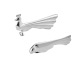christofle silver-plated set of 2 knife rests peacock and dove 1
