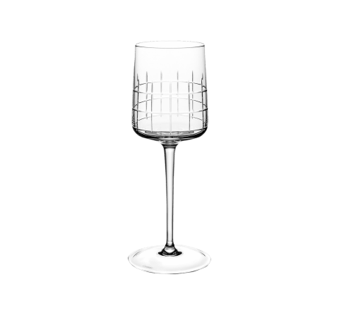 Red wine glass Graphik  Crystal