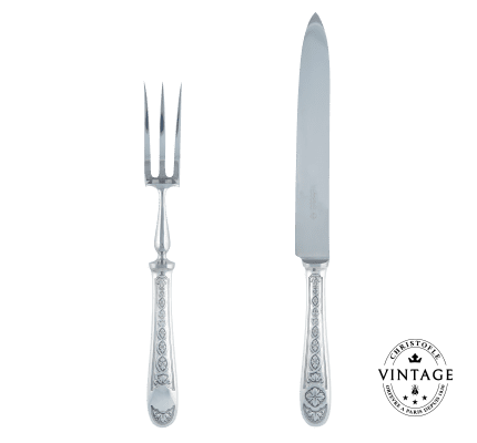 Cutting Set (2 piece), Silverware - Vintage