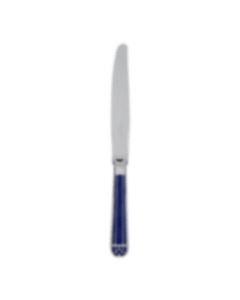christofle Couteau de table standard en métal argenté - Bleu Marbré