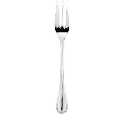 christofle serving fork malmaison  silver plated 1