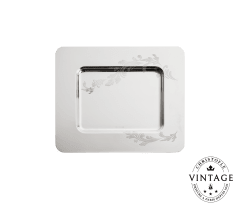 Vintage Silvered Tray Marly Tech 