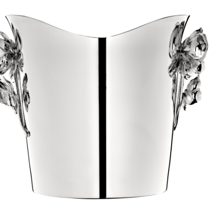 christofle champagne bucket anemone  silver plated 4