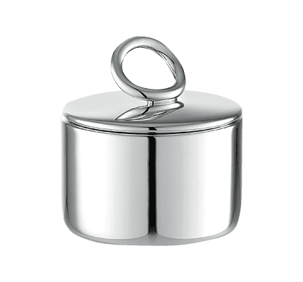 christofle Sugar bowl Vertigo  Silver plated