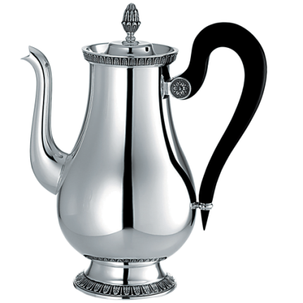 christofle 8 cup coffee pot malmaison  silver plated 1