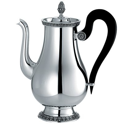 8 cup coffee pot Malmaison  Silver plated