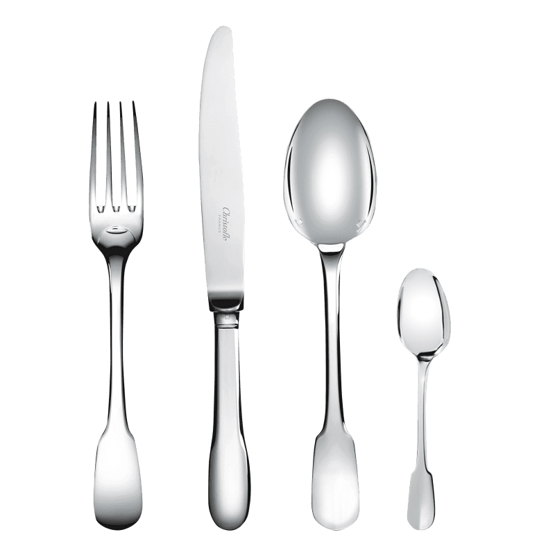48 Piece SilverPlated Flatware Set with Chest Cluny