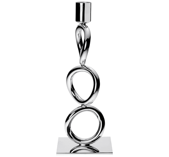 christofle silver-plated 3-ring candelabra 2