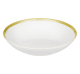 Porcelain Soup Cereal Bowl Gold Finish