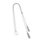christofle Sterling Silver Eyeglass Holder Long Necklace