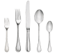christofle 75-piece silver-plated flatware set with chest 1