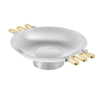 christofle silver-plated centerpiece with gilded handles 0