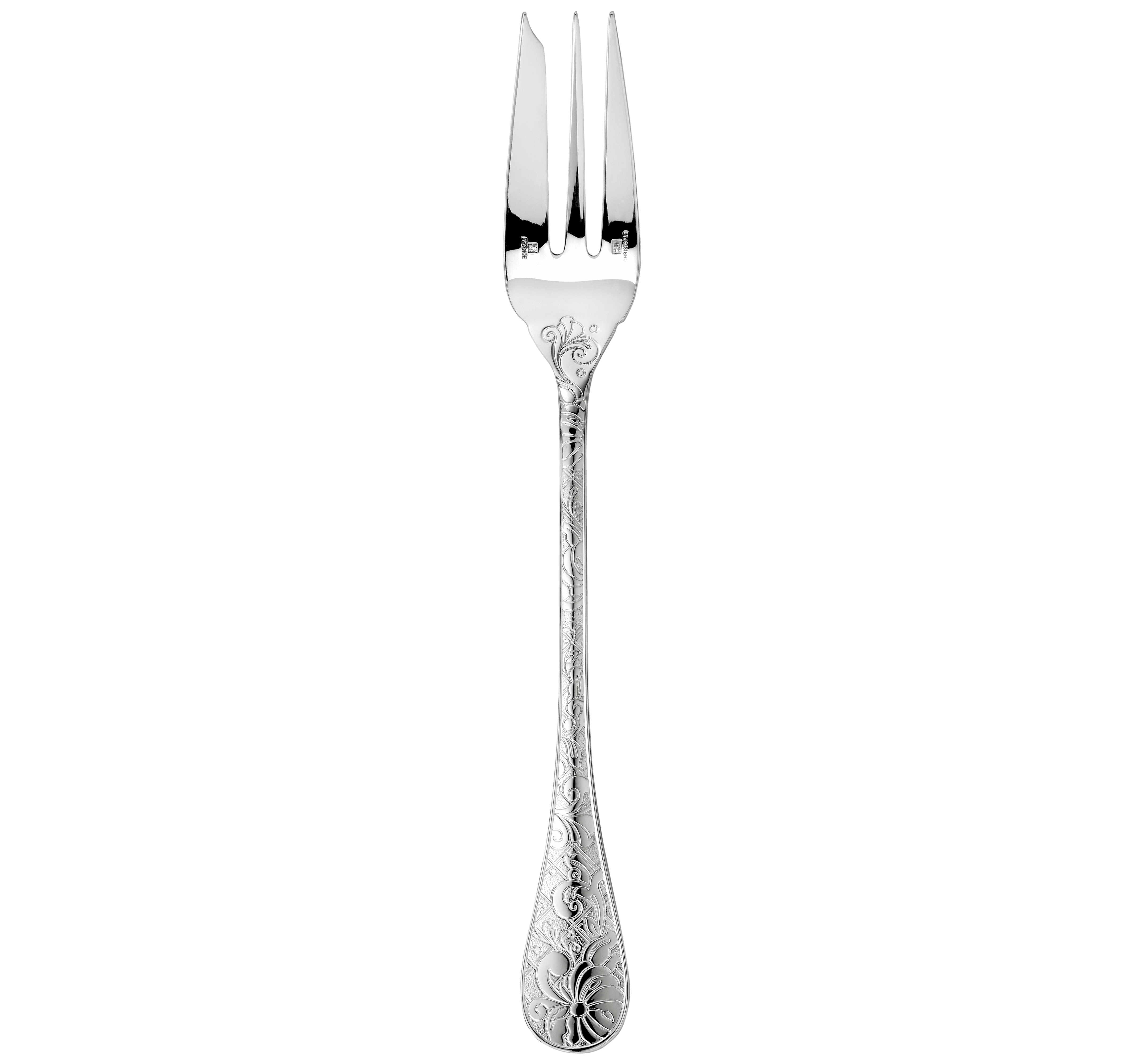 christofle fourchette à servir en métal argenté 1