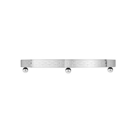 christofle silver-plated half circle tray surtout 1