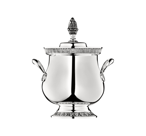 christofle sugar bowl malmaison  silver plated 1