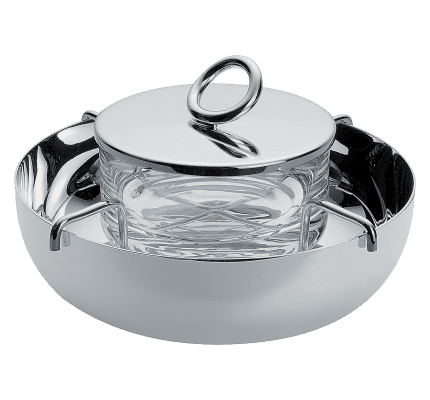 christofle caviar set s vertigo  silver plated 1