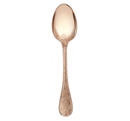 christofle gilded rose gold table spoon  2