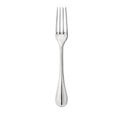 christofle standard dinner fork perles  silver plated 1