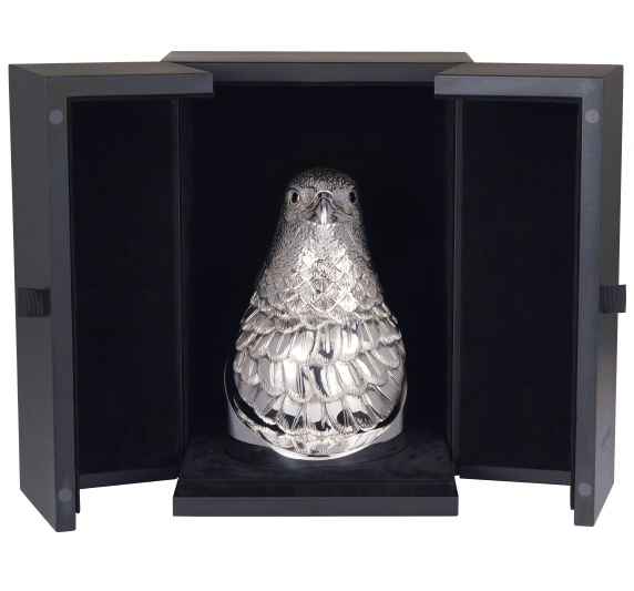 christofle hawk's head silver plated without hood - haute orfèvrerie 1