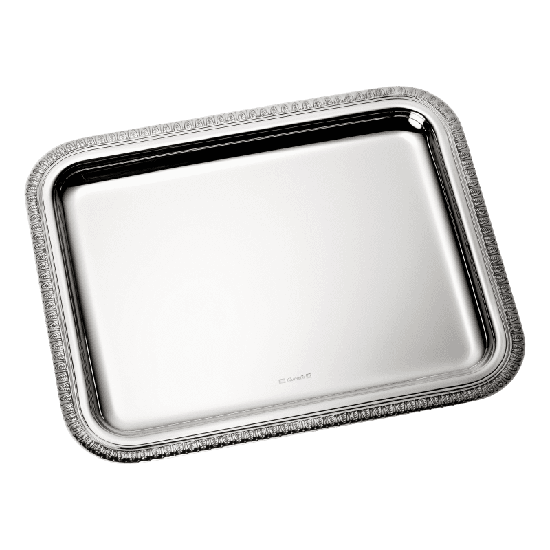 Silver Plated Rectangular Tray - 20 x 16 cm Malmaison