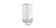 christofle large vase perles  silver plated 1