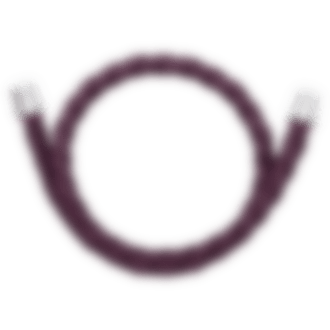 christofle duo complice violet leather band for bracelet 1
