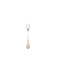 christofle partially gilded silver-plated cake fork 0